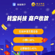 招钱宝贝APP，钱宝旗下手机POS机，无需设备，大额刷卡0.45%秒到