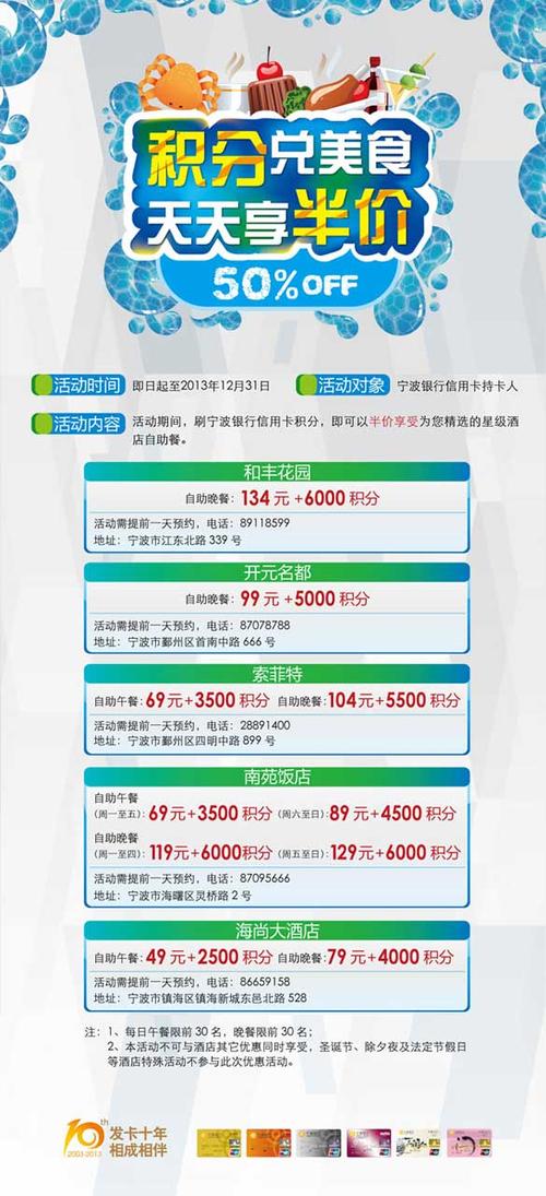 信用卡积分兑换优惠