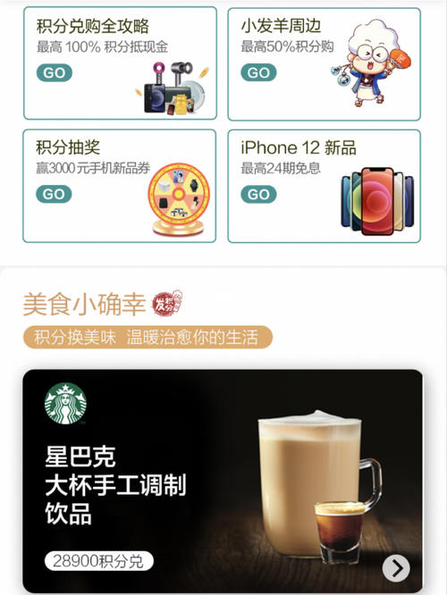 信用卡积分可以兑换星巴克吗