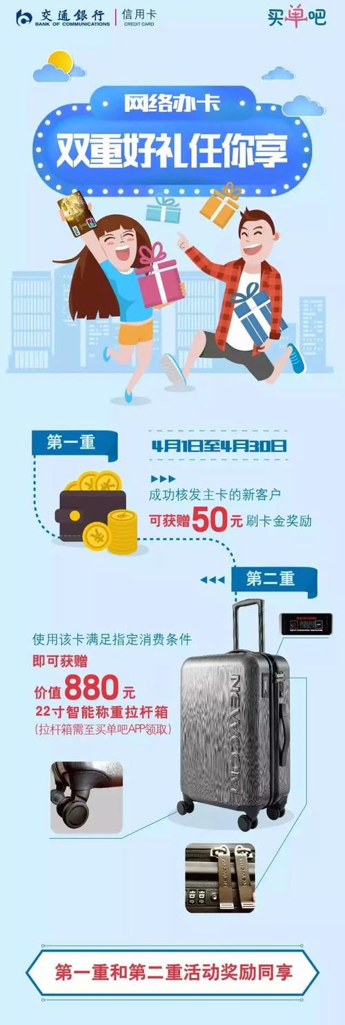 哪个银行信用卡积分兑换拉杆箱好