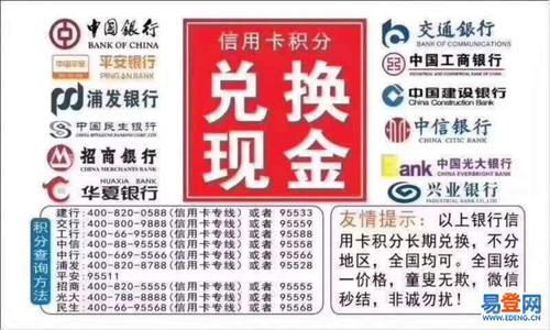 这几家银行信用卡积分可以兑换