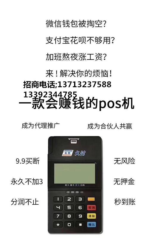 天津滨海新区代理pos机申请